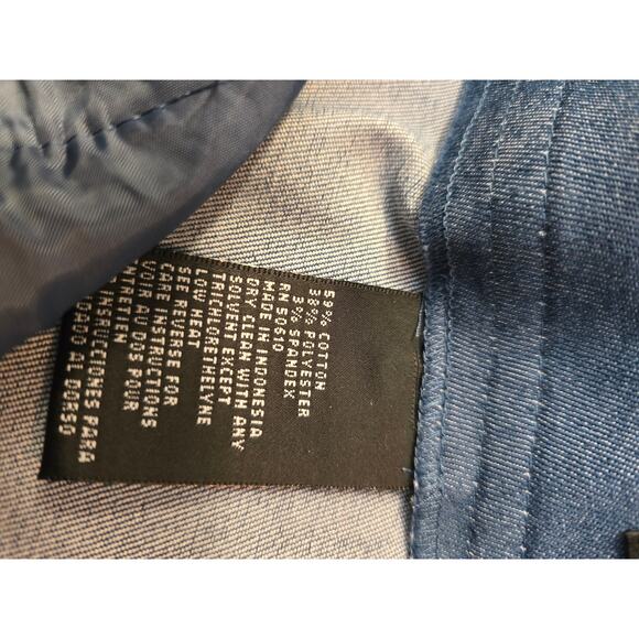 KASPER PANT SUIT Jacket sz 16/Pant sz12 INSEAM 28'/Stetch Denium NWT - Picture 13 of 16